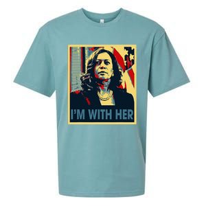 IM With Her Kamala Vote For 2024 President Kamala Harris Sueded Cloud Jersey T-Shirt