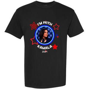 IM With Her Kamala Vote For 2024 President Kamala Harris Garment-Dyed Heavyweight T-Shirt