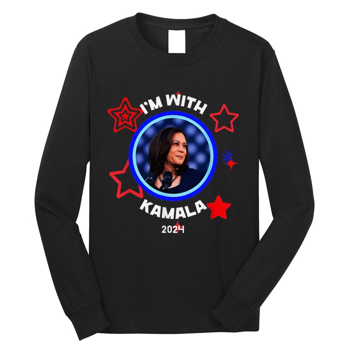 IM With Her Kamala Vote For 2024 President Kamala Harris Long Sleeve Shirt