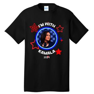 IM With Her Kamala Vote For 2024 President Kamala Harris Tall T-Shirt