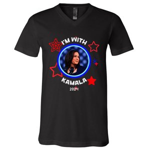 IM With Her Kamala Vote For 2024 President Kamala Harris V-Neck T-Shirt