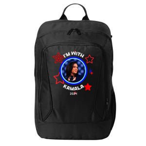 IM With Her Kamala Vote For 2024 President Kamala Harris City Backpack