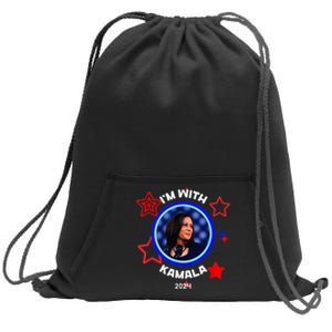 IM With Her Kamala Vote For 2024 President Kamala Harris Sweatshirt Cinch Pack Bag