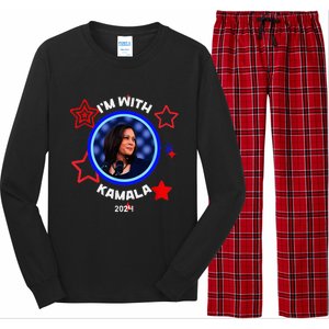 IM With Her Kamala Vote For 2024 President Kamala Harris Long Sleeve Pajama Set