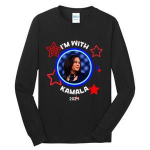 IM With Her Kamala Vote For 2024 President Kamala Harris Tall Long Sleeve T-Shirt