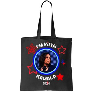 IM With Her Kamala Vote For 2024 President Kamala Harris Tote Bag