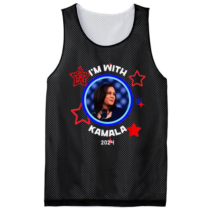 IM With Her Kamala Vote For 2024 President Kamala Harris Mesh Reversible Basketball Jersey Tank