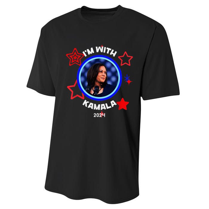 IM With Her Kamala Vote For 2024 President Kamala Harris Performance Sprint T-Shirt