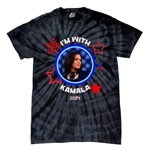 IM With Her Kamala Vote For 2024 President Kamala Harris Tie-Dye T-Shirt