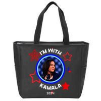 IM With Her Kamala Vote For 2024 President Kamala Harris Zip Tote Bag