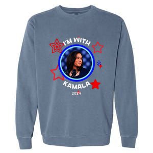 IM With Her Kamala Vote For 2024 President Kamala Harris Garment-Dyed Sweatshirt