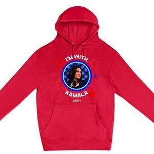 IM With Her Kamala Vote For 2024 President Kamala Harris Premium Pullover Hoodie