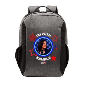 IM With Her Kamala Vote For 2024 President Kamala Harris Vector Backpack