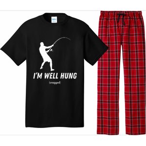 I'm well hung funny fishing graphic design Pajama Set