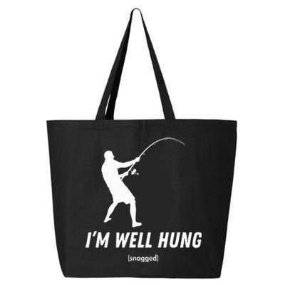 I'm well hung funny fishing graphic design 25L Jumbo Tote