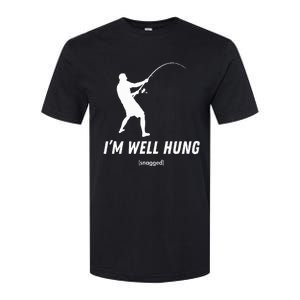 I'm well hung funny fishing graphic design Softstyle CVC T-Shirt