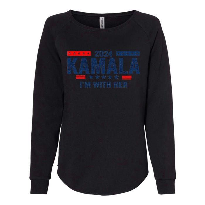 IM With Her Kamala Vote For 2024 President Kamala Harris Womens California Wash Sweatshirt