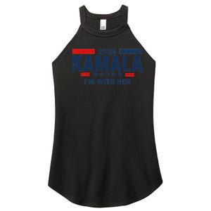 IM With Her Kamala Vote For 2024 President Kamala Harris Women's Perfect Tri Rocker Tank