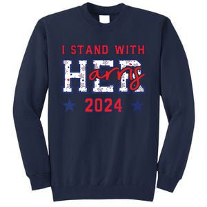 Im With Her President Kamala Election Tall Sweatshirt