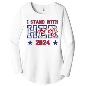 Im With Her President Kamala Election Women's Perfect Tri Tunic Long Sleeve Shirt