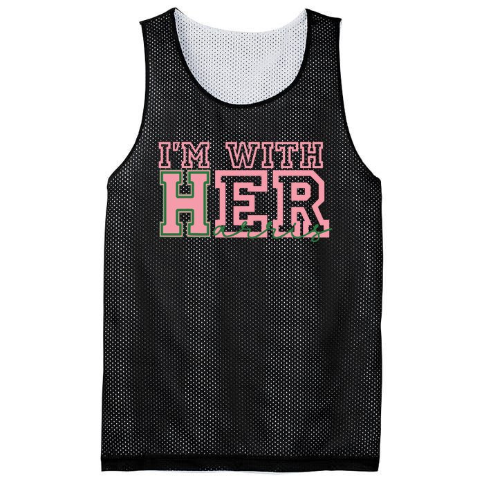 Im With Her Kamala Vote For 2024 President Kamalaharris Mesh Reversible Basketball Jersey Tank