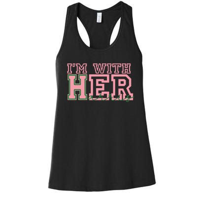 Im With Her Kamala Vote For 2024 President Kamalaharris Women's Racerback Tank