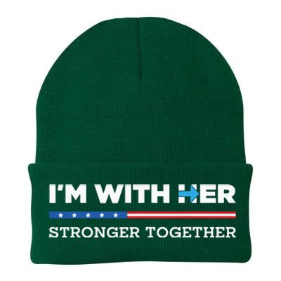 Im With Her Stronger Together Kamala Harris 2024 Knit Cap Winter Beanie