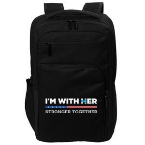 Im With Her Stronger Together Kamala Harris 2024 Impact Tech Backpack