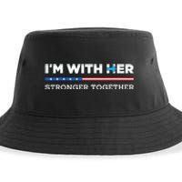 Im With Her Stronger Together Kamala Harris 2024 Sustainable Bucket Hat