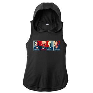 IM With Her Kamala Vote For 2024 President Kamalaharris Ladies PosiCharge Tri-Blend Wicking Draft Hoodie Tank