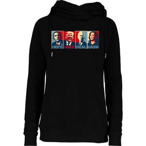 IM With Her Kamala Vote For 2024 President Kamalaharris Womens Funnel Neck Pullover Hood