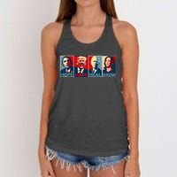 IM With Her Kamala Vote For 2024 President Kamalaharris Women's Knotted Racerback Tank