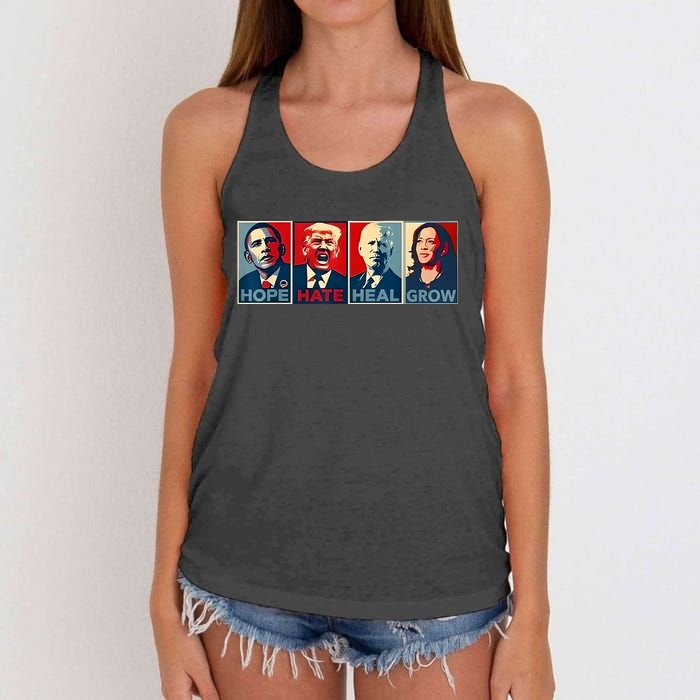 IM With Her Kamala Vote For 2024 President Kamalaharris Women's Knotted Racerback Tank