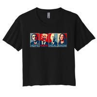 IM With Her Kamala Vote For 2024 President Kamalaharris Women's Crop Top Tee