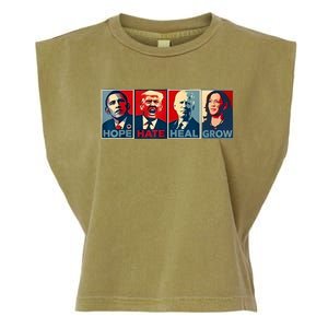 IM With Her Kamala Vote For 2024 President Kamalaharris Garment-Dyed Women's Muscle Tee