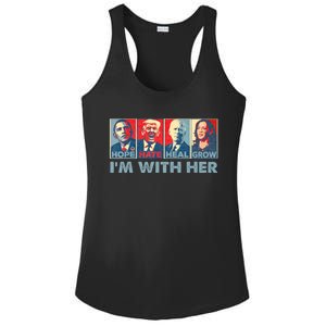 IM With Her Kamala Vote For 2024 President Kamala Harris Ladies PosiCharge Competitor Racerback Tank