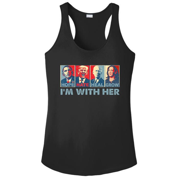 IM With Her Kamala Vote For 2024 President Kamala Harris Ladies PosiCharge Competitor Racerback Tank