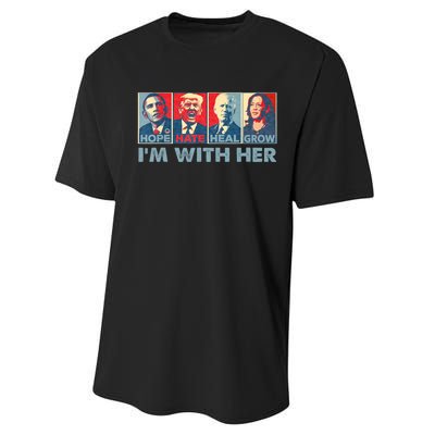 IM With Her Kamala Vote For 2024 President Kamala Harris Performance Sprint T-Shirt