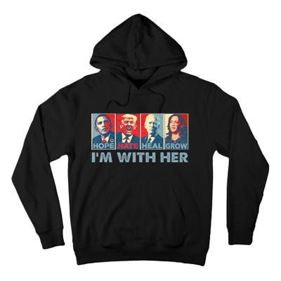 IM With Her Kamala Vote For 2024 President Kamala Harris Tall Hoodie