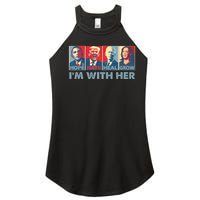 IM With Her Kamala Vote For 2024 President Kamala Harris Women's Perfect Tri Rocker Tank