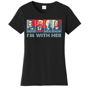 IM With Her Kamala Vote For 2024 President Kamala Harris Women's T-Shirt