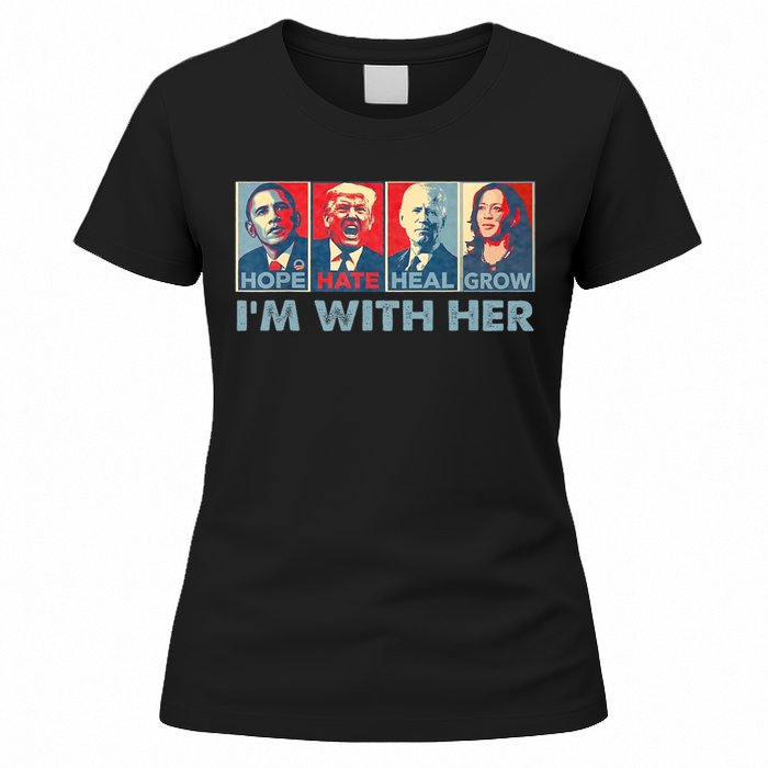 IM With Her Kamala Vote For 2024 President Kamala Harris Women's T-Shirt