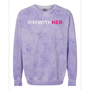 IM With Her Kamala Harris 2024 Colorblast Crewneck Sweatshirt