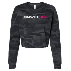 IM With Her Kamala Harris 2024 Cropped Pullover Crew