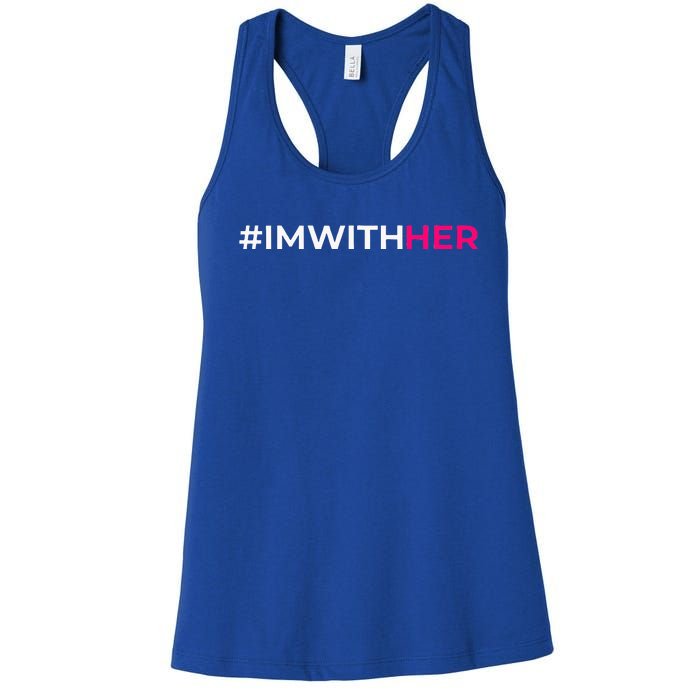 IM With Her Kamala Harris 2024 Women's Racerback Tank