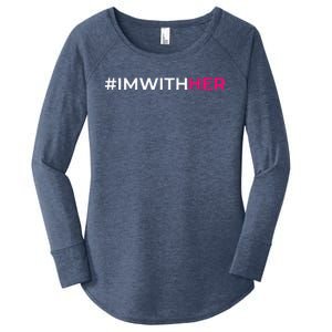 IM With Her Kamala Harris 2024 Women's Perfect Tri Tunic Long Sleeve Shirt