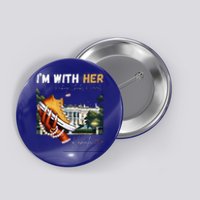 IM With Her Rocking Chucks & Pearls Kamala 2024 Button