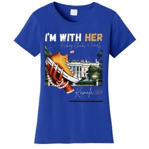 IM With Her Rocking Chucks & Pearls Kamala 2024 Women's T-Shirt