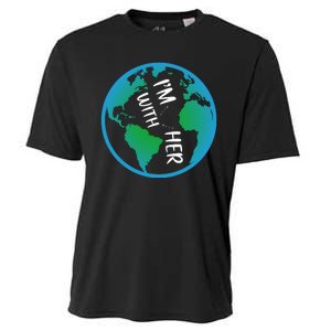 Im With Her Earth Day Cooling Performance Crew T-Shirt