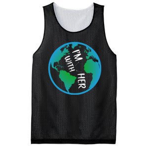 Im With Her Earth Day Mesh Reversible Basketball Jersey Tank